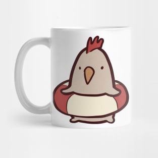 Chicken Going Swimming Mug